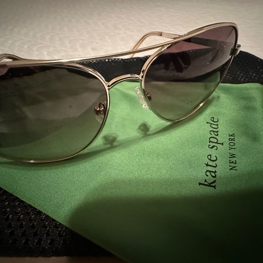 Kate Spade Brown Emmeline Aviators NWT